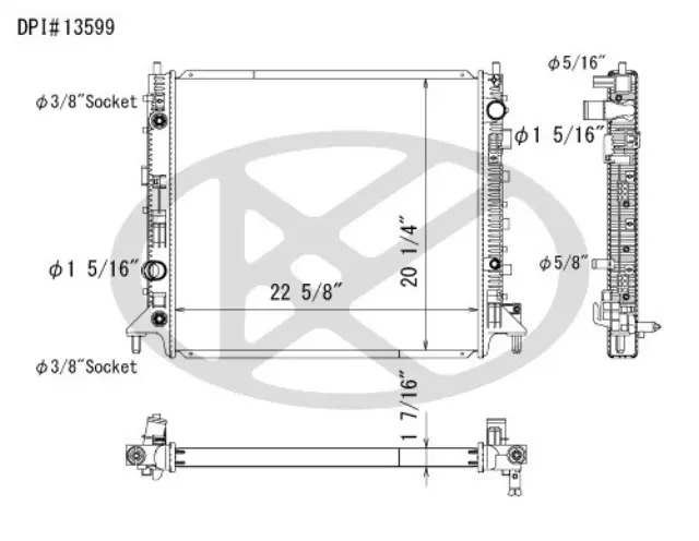 A13599 - : Koyorad Radiator for Koyo Image