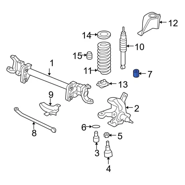 Alignment Camber Adjusting Eccentric - Ford (5C3Z-3B440-FFG)