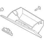 DG1Z54060T10AB - Body: Glove Box Assembly for Ford: Police Interceptor Sedan, Special Service Police Sedan, Taurus Image