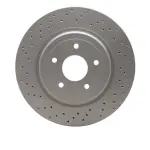 62447035 - : DFC GEOSPEC Coated Rotor - Drilled for DYNAMIC FRICTION Image