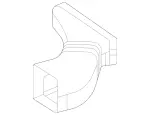 1780940097 - Chassis Sheet Metal/Air Intake: Air Duct for Mercedes-Benz Image