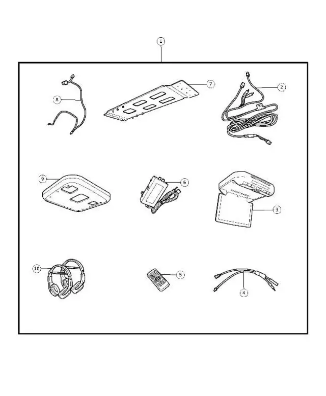 68037924AB - Mopar Accessories - Component Parts: Bracket for Mopar Image