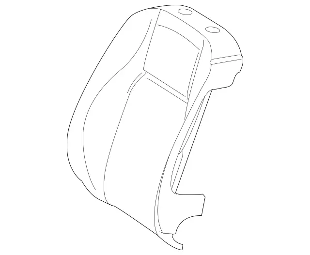 2049109700 - Driver Seat: Padding for Mercedes-Benz: C250, C300, C350, GLK250, GLK350 Image image