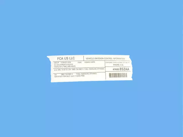 Veci Label Label - Mopar (47480852AA)