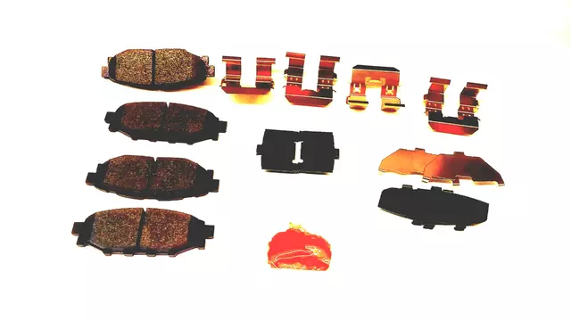 26696AG010 - : REAR BRAKE PAD SET W/HARDWARE &amp; SHIMS for Subaru Image
