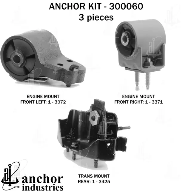 300060 - Engines &amp; Components: Anchor Engine Mount Kit for Anchor Image