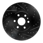 63346046R - : DFC Brake Rotor - Drilled and Slotted - Black for DYNAMIC FRICTION Image