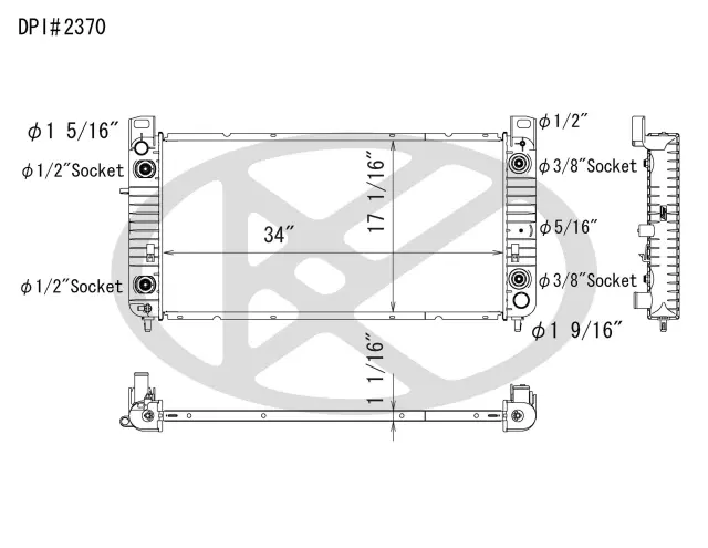 A2370 - Cooling Systems: Koyorad Radiator for Koyo Image