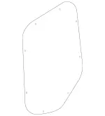 9077470900 - Body: Door Trim Molding for Mercedes-Benz Image