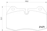 355018211 - : Disc Brake Pad Set for Hella Pagid Image