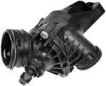 9025843 - : Engine Coolant Thermostat Housing Assembly for Mercedes-Benz: C400, C43 AMG, C450 AMG, CLS400, E400, E43 AMG, E450, GL450, GLC43 AMG, GLE400, GLE43 AMG, GLE450 AMG, GLE550e, GLS450, ML400, S450, S550e, S560e, SL400, SL450, SLC43 AMG Image