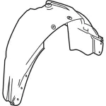 BA5Z5428370A - : Wheelhouse Liner for Ford Image