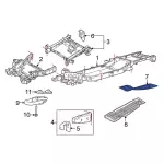 NL3Z7E063A - Body: Skid Plate for Ford: F-150 Image