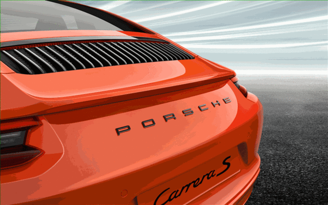99104480380G2X - Exterior: Paintable Porsche Logo - Primer for Porsche: 911 Image