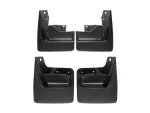 110119120119 - : Black MudFlap No-Drill DigitalFit® MudFlap Kit for WeatherTech Image