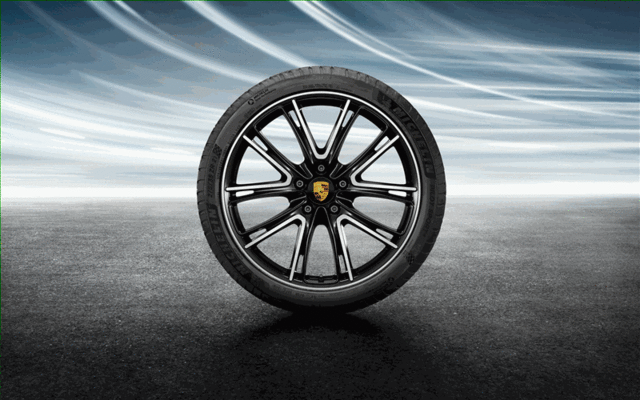 971044660J - Wheels: 21-Inch Exclusive Design Summer Wheel-And-Tire for Porsche: Panamera Image