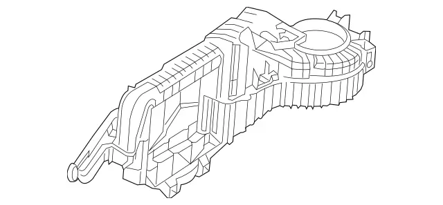 2058309304 - Heating and Ventilation: Evaporator Housing for Mercedes-Benz: AMG GT 43, AMG GT 53, AMG GT 63, AMG GT 63 S, AMG GT 63 S E Performance, C350e, C400, C43 AMG, C450 AMG, C63 AMG, C63 AMG S, CLS450, CLS53 AMG, E300, E350, E43 AMG, E53 AMG, E63 AMG S, G500, G550, G580, G63 4x4 Squared AMG, G63 AMG, GLC300, GLC43 AMG, GLC63 AMG, GLC63 AMG S Image image