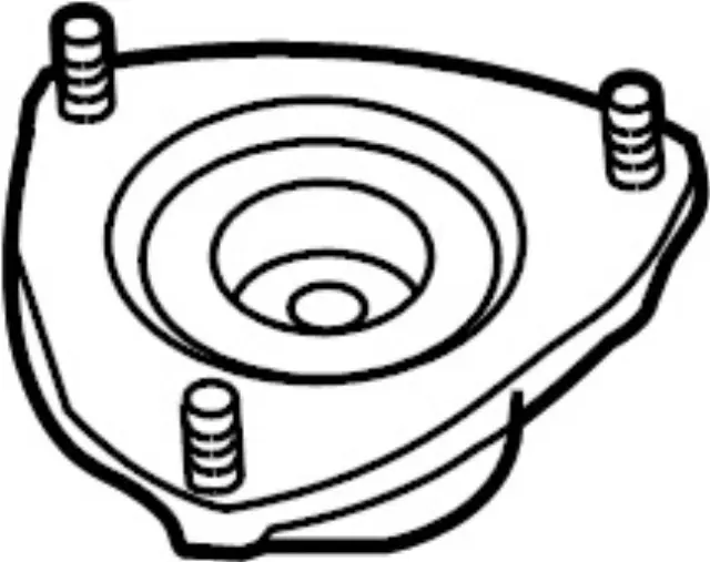 543201CA1D - Suspension: Shock Mount for INFINITI: FX35, FX37, FX50, G25, G37, M35h, M37, M56, Q50, Q60, Q70, Q70L, QX70 Image
