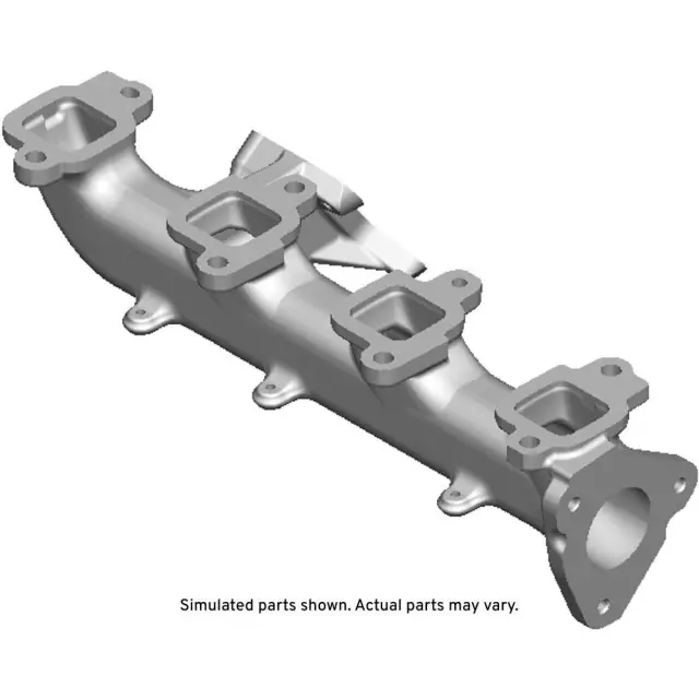 12708009 - : Exhaust Manifold for Chevrolet: Silverado 2500 HD, Silverado 3500 HD | GMC: Sierra 2500 HD, Sierra 3500 HD Image
