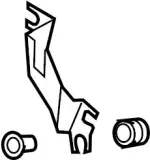 491914P000 - Steering: Reservoir Bracket for INFINITI: Q45 Image