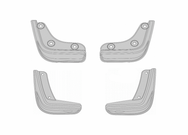 Mudguards - Rear - Hyundai (T1F46-ACF00)
