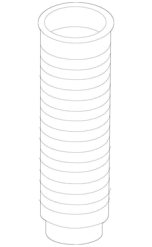 1663260498 - Springs, Suspension and Hydraulic Components: Protective Tube, Sh. Abs for Mercedes-Benz: GL350, GL450, GL550, GL63 AMG, GLE300d, GLE350, GLE400, GLE43 AMG, GLE450 AMG, GLE550e, GLE63 AMG, GLE63 AMG S, GLS350d, GLS450, GLS550, GLS63 AMG, ML250, ML350, ML400, ML550, ML63 AMG Image image