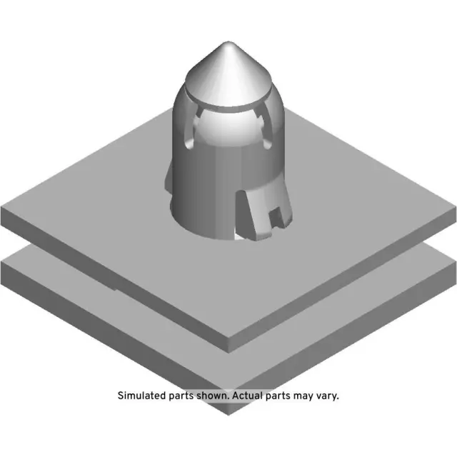 11603816 - Body: Door Trim Panel Clip for Chevrolet: Silverado 1500, Silverado 1500 LTD, Silverado 2500 HD, Silverado 3500 HD, Silverado EV | GMC: Sierra 1500, Sierra 1500 Limited, Sierra 2500 HD, Sierra 3500 HD, Sierra EV Image