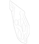 9076202000 - Body: Lower Dash Panel for Mercedes-Benz Image