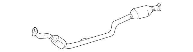 2204907719 - : Exhaust Pipe for Mercedes-Benz Image