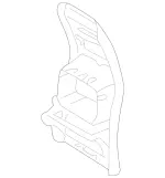 16368007317211 - Body: Rear Ashtray for Mercedes-Benz Image