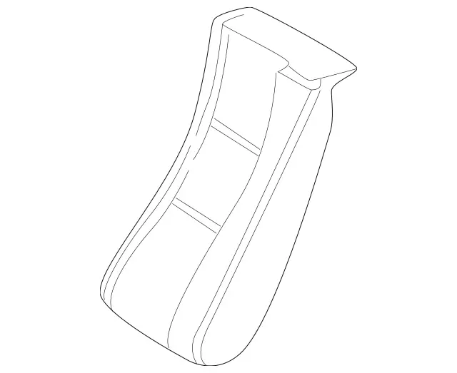 2039201216 - Rear Seat Bench: Padding for Mercedes-Benz: C230, C280, C32 AMG, C350, C55 AMG Image image