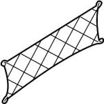 84935EH100 - : Cargo Net for INFINITI: M35, M37, M45, M56 Image