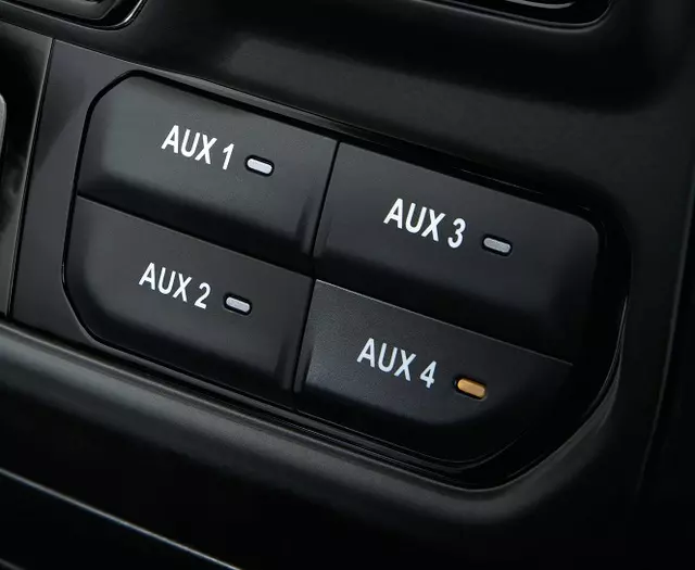 82215190AG - Lighting &amp; Electrical Accessories: Auxiliary Switch Bank, Black for Mopar Image