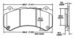 13054249 - Brake: Disc Brake Pad Set for OmniParts Image