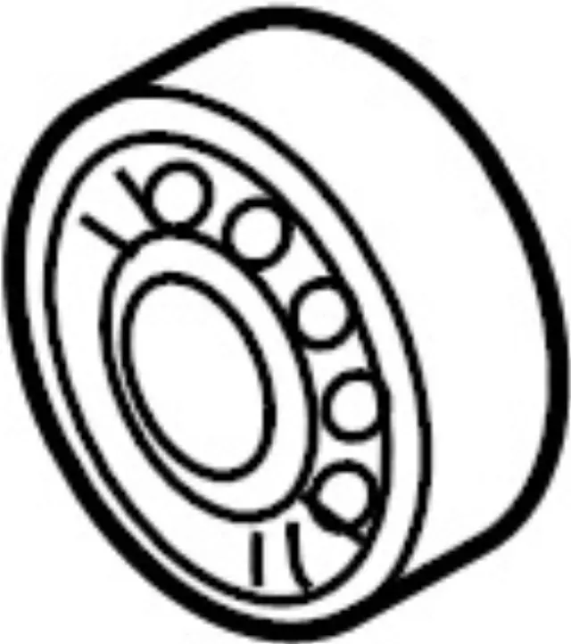 381207S000 - Universals &amp; Rear Axle: Rear Pinion Bearing for INFINITI: FX50, QX56, QX70, QX80 Image