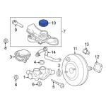 6E5Z2162A - : Cap Filler for Ford Image