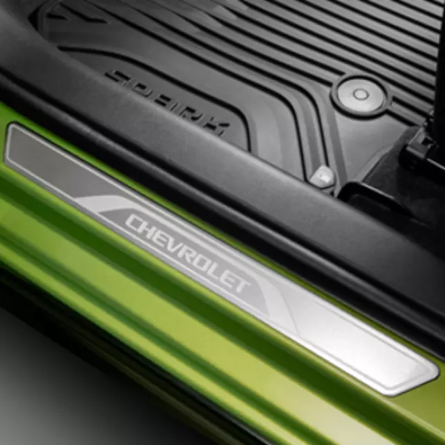 95075440 - Exterior: Non-Illuminated Front Door Sill Plates for Chevrolet: Spark, Spark EV Image