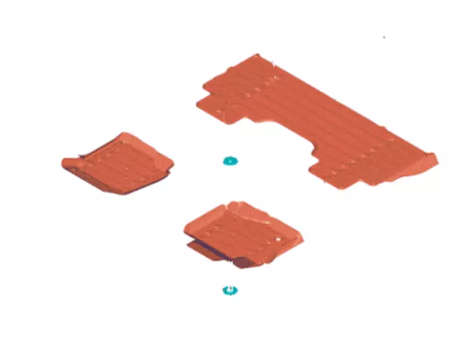 PC3Z2613300BB - : Kit Floor Contour Mat for Ford Image