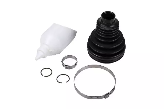 Front Wheel Half-Shaft Constant Velocity (CV) Inner Boot Kit with Bushing, Clamps, Retainer, and Ring - GM (20920176)