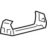 4L3Z15045B34AA - Body: Bracket for Ford: F-150 | Lincoln: Mark LT Image