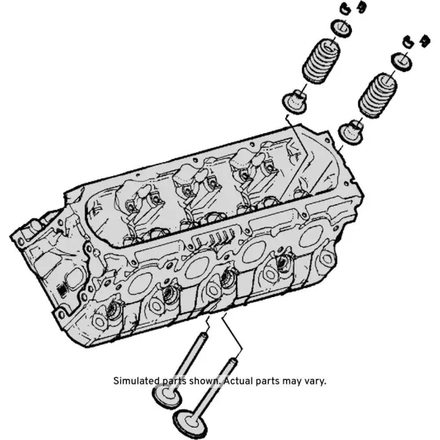 12699616 - Engine: Cylinder Head for Chevrolet: Silverado 1500, Silverado 1500 LTD, Suburban, Tahoe | GMC: Sierra 1500, Sierra 1500 Limited, Yukon, Yukon XL Image image