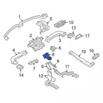 LJ6Z19D809D - Body: Outlet Duct for Ford: Bronco Sport, Escape Image