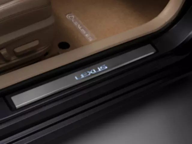 PT41333131 - Interior: Illuminated Door Sills - 4 Pieces for Lexus: ES300h, ES350 Image