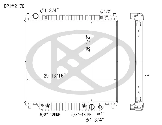 A2170 - Cooling Systems: Koyorad Radiator for Koyo Image