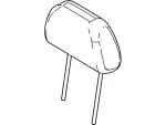 8A4Z74611A08BD - Body: Headrest for Ford: Taurus, Taurus X Image