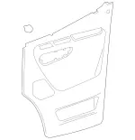 90772030009051 - : Door Trim Panel for Mercedes-Benz Image