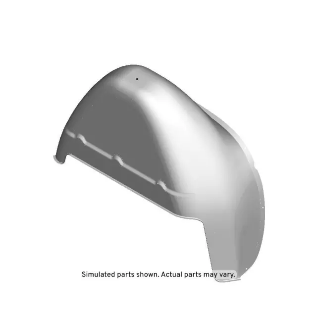 15709898 - Body: Splash Shield for Chevrolet: Silverado 1500, Silverado 1500 HD, Silverado 2500, Silverado 2500 HD, Silverado 3500 | GMC: Sierra 1500, Sierra 1500 HD, Sierra 2500, Sierra 2500 HD, Sierra 3500 Image