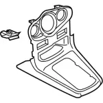 D2BZ9904644ED - Body: Upper Trim for Ford: Fiesta Image