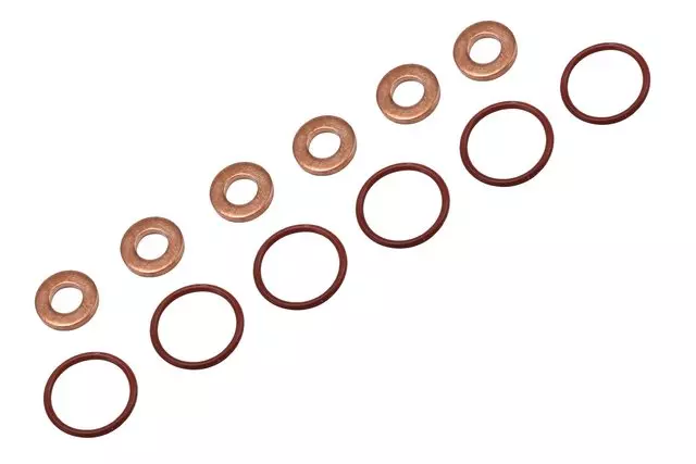 55503136 - : Fuel Injector O-Rings for Cadillac: Escalade, Escalade ESV | Chevrolet: Silverado 1500, Silverado 1500 LTD, Suburban, Tahoe | GMC: Sierra 1500, Sierra 1500 Limited, Yukon, Yukon XL Image