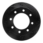 63354161R - : DFC Brake Rotor - Drilled and Slotted - Black for DYNAMIC FRICTION Image
